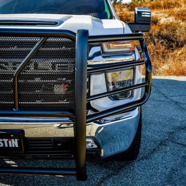 Westin 2020 Chevrolet Silverado 2500/3500 HDX Grille Guard - Black thumbnail 7
