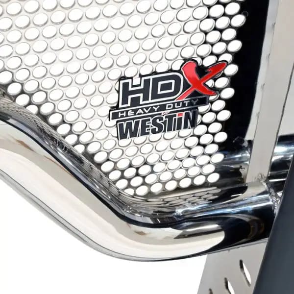 Westin 23-24 F250/350 HDX 1 Piece Grille Guard Polished Stainless Steel thumbnail 7