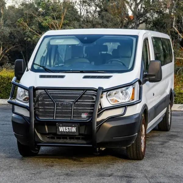 Westin 15-21 Ford Transit 150/250/350 HDX Grille Guard - Black thumbnail 4