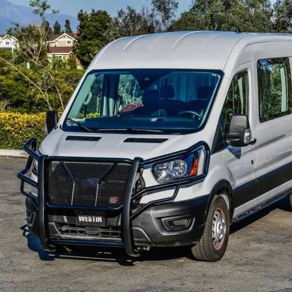 Westin 15-21 Ford Transit 150/250/350 HDX Grille Guard - Black thumbnail 7