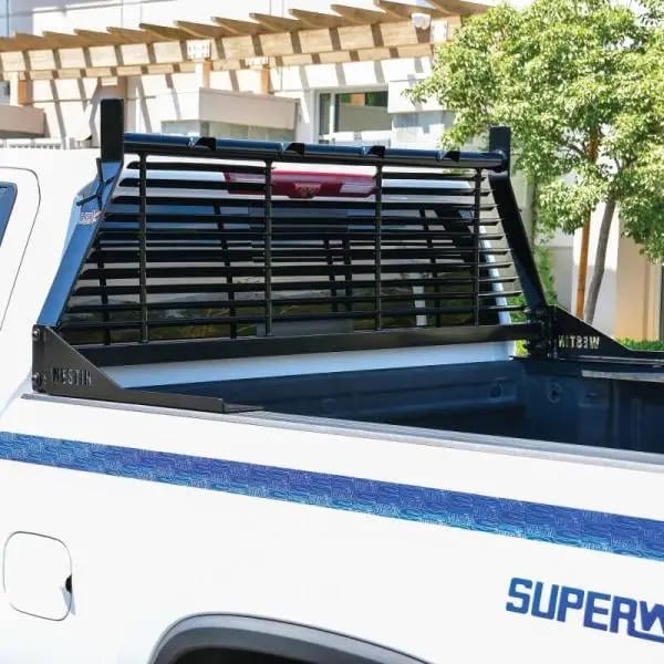 Westin 1999-2018 Chevrolet/Ford/GMC/Toyota Silverado/Sierra 1500/2500/3500 HD Headache Rack - Black thumbnail 5