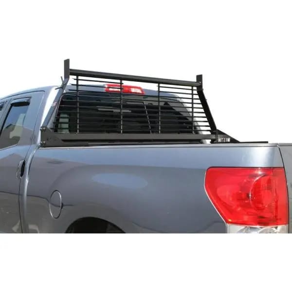 Westin 1999-2018 Chevrolet/Ford/GMC/Toyota Silverado/Sierra 1500/2500/3500 HD Headache Rack - Black thumbnail 7