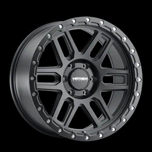 Mayhem 8304 Delta 20x9 / 8x180 BP / 0mm Offset / 124.2mm Hub Matte Black Wheel
