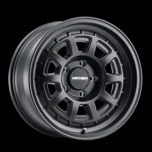 Mayhem 8303 Voyager 17x8.5 / 6x139.7 BP / 0mm Offset / 106mm Hub Matte Black Wheel