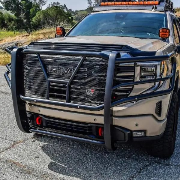 Westin 22-25 GMC Sierra 1500 (Excl. Old Body) HD Grille Guard - Black thumbnail 12