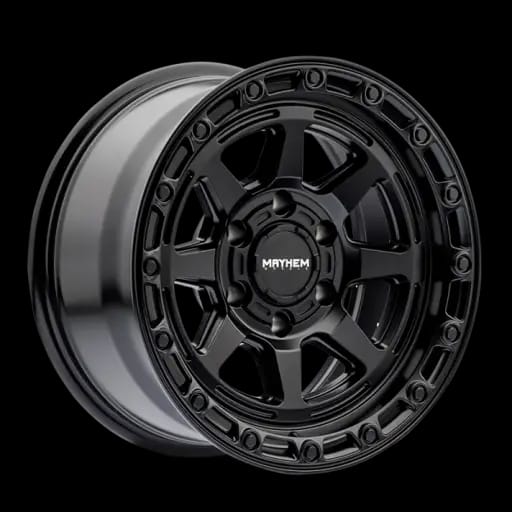 Mayhem 8306 Ridgeline 17x8.5 / 6x139.7 BP / 6mm Offset / 106.1mm Hub Satin Black Wheel