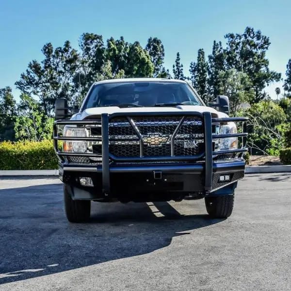 Westin 11-14 Chevrolet Silverado 2500/3500 HDX Bandit Front Bumper - Blk thumbnail 4