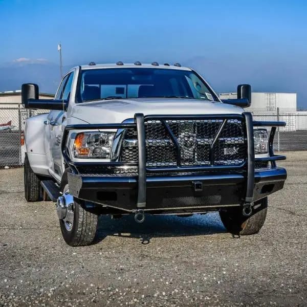 Westin 10-18 RAM 2500/3500 HDX Bandit Front Bumper - Black thumbnail 4