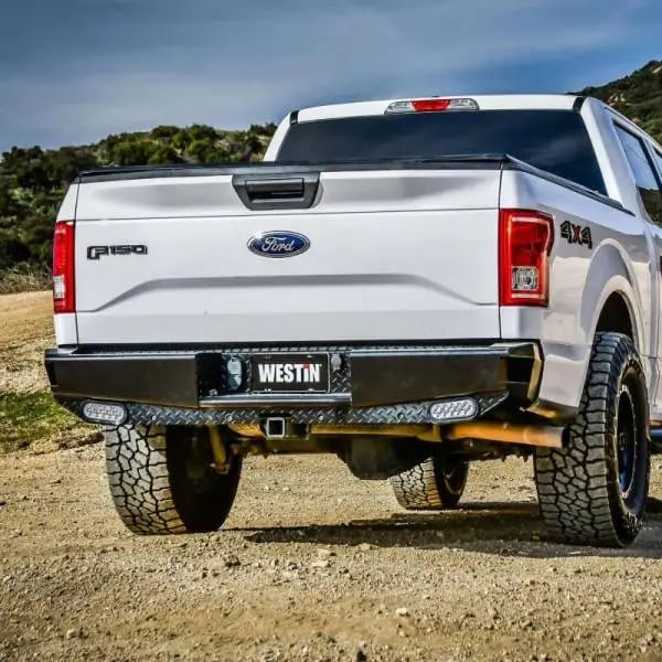 Westin 15-20 Ford F-150 HDX Bandit Rear Bumper - Black thumbnail 5