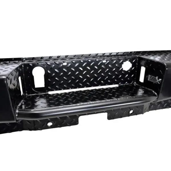 Westin 14-18 Chevrolet Silverado HDX Bandit Rear Bumper - Black thumbnail 9