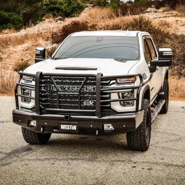Westin 20-21 Chevrolet 2500/3500 HDX Bandit Front Bumper - Black thumbnail 4