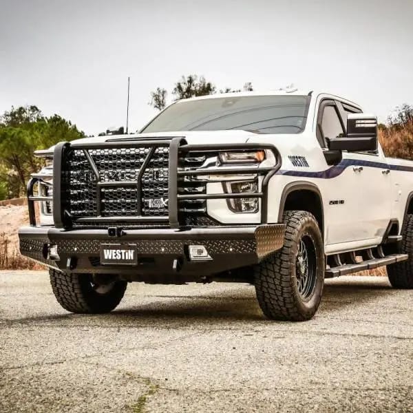 Westin 20-21 Chevrolet 2500/3500 HDX Bandit Front Bumper - Black thumbnail 5