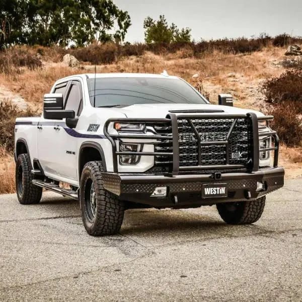 Westin 20-21 Chevrolet 2500/3500 HDX Bandit Front Bumper - Black thumbnail 6