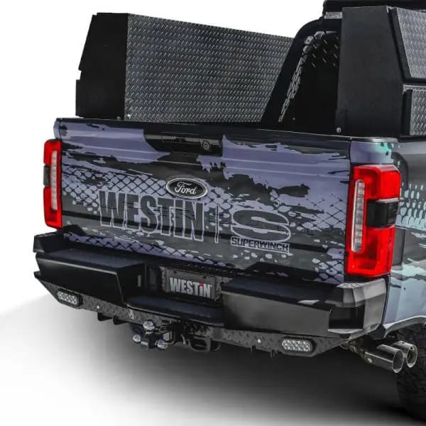 Westin 23-25 Ford F-250/350/450/550/600 HDX Bandit Rear Bumper - Black thumbnail 5