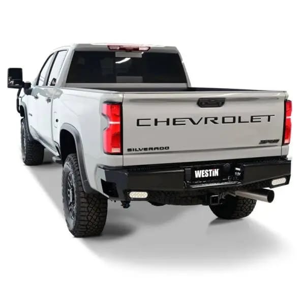 Westin 19-20 Chevy Silverado 1500 HDX Bandit Rear Bumper - Black thumbnail 4