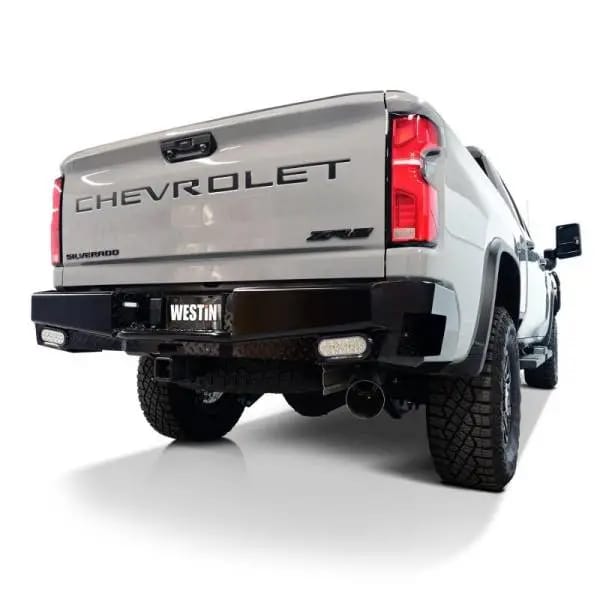Westin 19-20 Chevy Silverado 1500 HDX Bandit Rear Bumper - Black thumbnail 6
