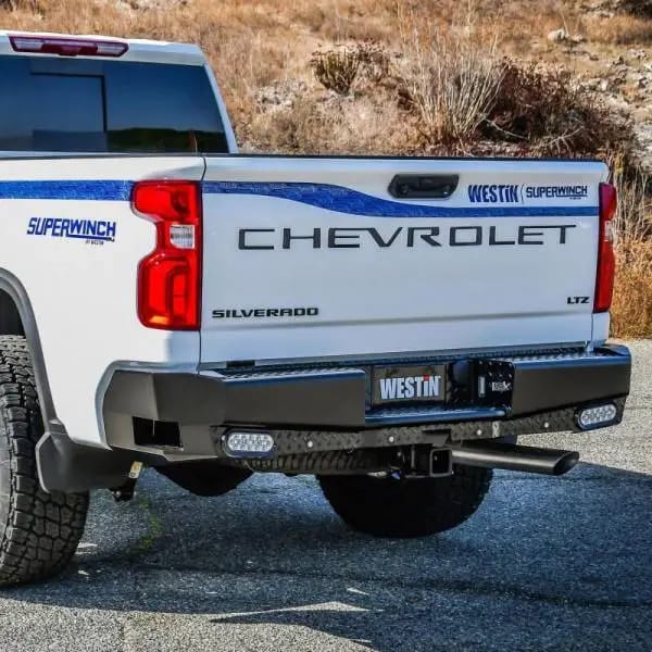 Westin 19-20 Chevy Silverado 1500 HDX Bandit Rear Bumper - Black thumbnail 8