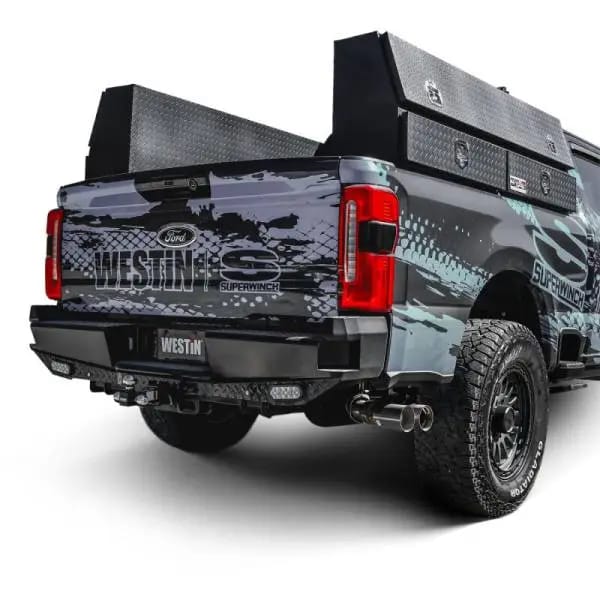 Westin 23-25 Ford F-250/350/450/550/600 HDX Bandit Rear Bumper - Black thumbnail 4