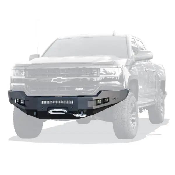 Westin 15-19 Chevrolet Silverado 2500/3500 Pro-Series Front Bumper - Textured Black thumbnail 4