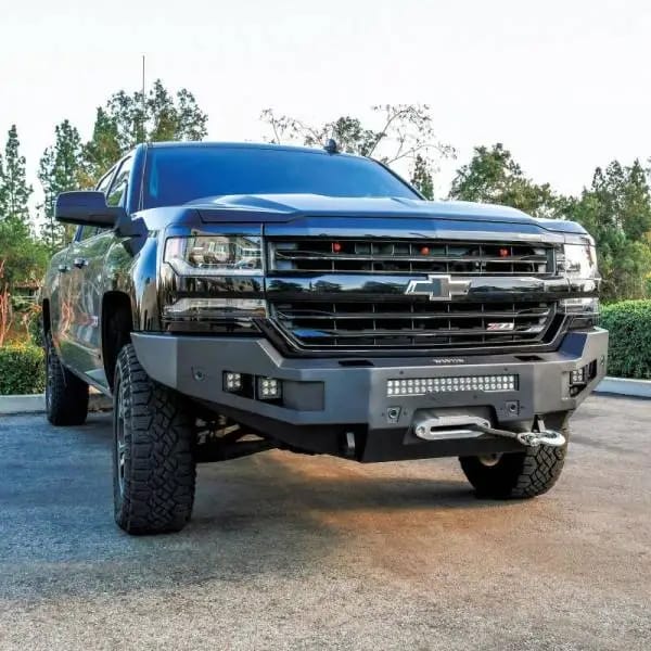 Westin 15-19 Chevrolet Silverado 2500/3500 Pro-Series Front Bumper - Textured Black thumbnail 5