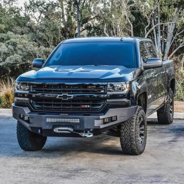 Westin 15-19 Chevrolet Silverado 2500/3500 Pro-Series Front Bumper - Textured Black thumbnail 6