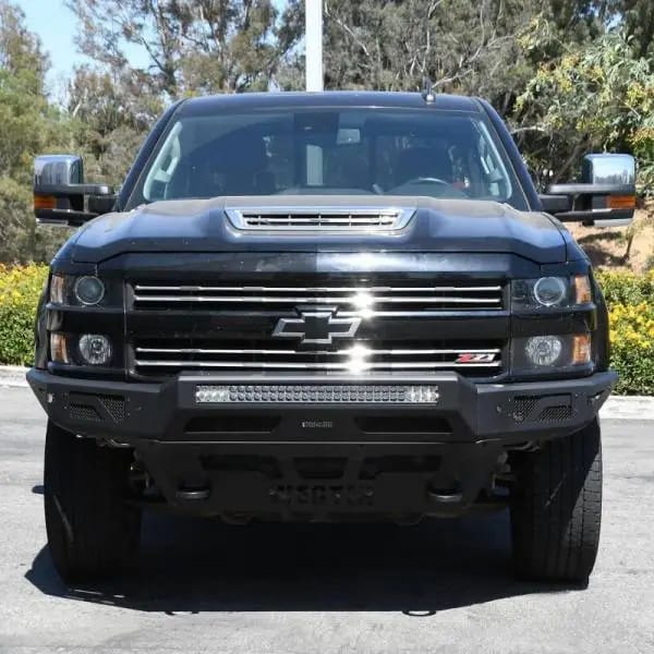 Westin 15-19 Chevrolet Silverado 2500/3500 Pro-Mod Front Bumper - Textured Black thumbnail 3