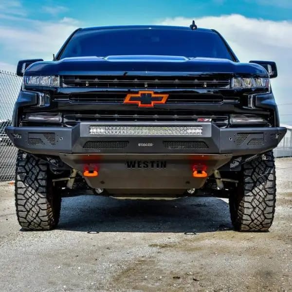 Westin 19-21 Chevrolet Silverado 1500 Pro-Mod Front Bumper - Tex. Blk thumbnail 4