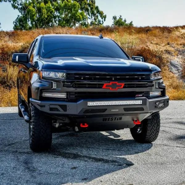 Westin 19-21 Chevrolet Silverado 1500 Pro-Mod Front Bumper - Tex. Blk thumbnail 5