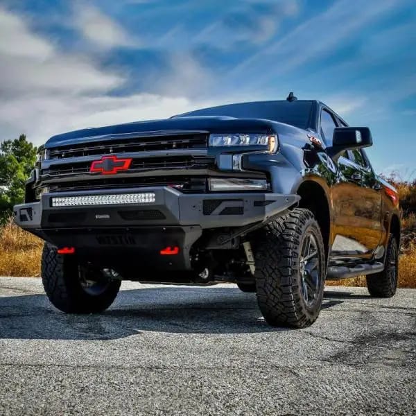 Westin 19-21 Chevrolet Silverado 1500 Pro-Mod Front Bumper - Tex. Blk thumbnail 6