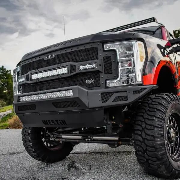 Westin 17-19 Ford F-250/350 Pro-Mod Front Bumper - Textured Black thumbnail 5