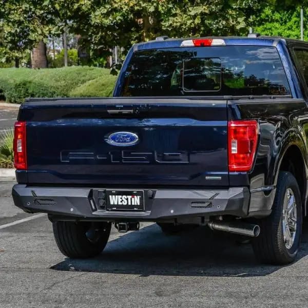 Westin 15-20 Ford F-150 Pro-Series Rear Bumper - Textured Black thumbnail 4