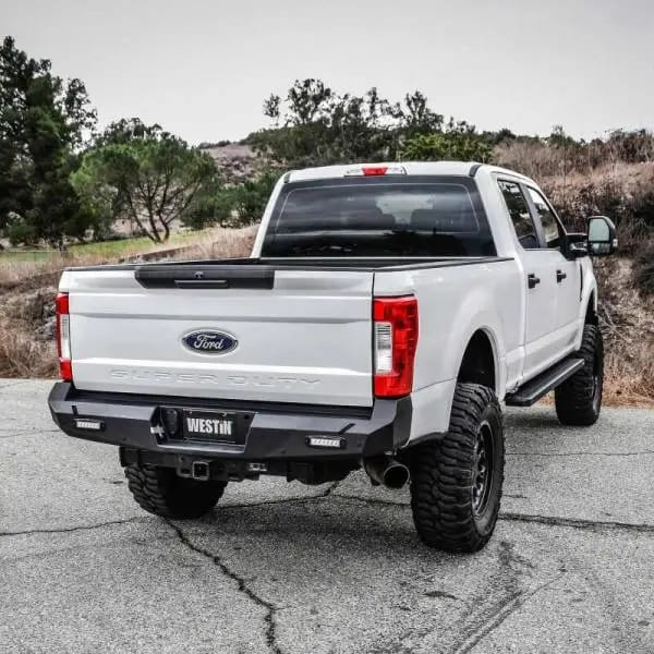 Westin 17-20 Ford F-250/350 Pro-Series Rear Bumper - Textured Black thumbnail 4