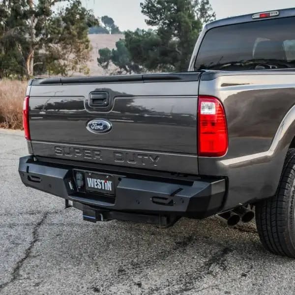 Westin 11-16 Ford F-250/350/450/550 Super Duty Pro-Series Rear Bumper - Textured Black thumbnail 5