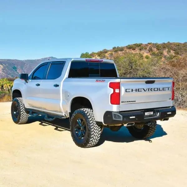 Westin 19-20 Chevy Silverado 1500 Pro-Series Rear Bumper - Textured Black thumbnail 3