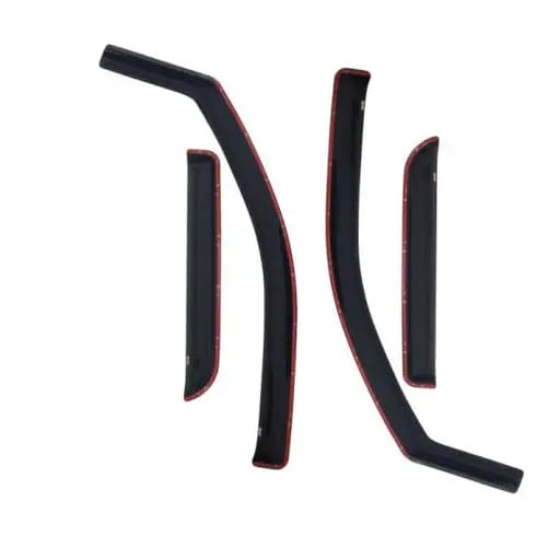 Westin 2009-2018 Dodge/Ram Quad Cab Wade In-Channel Wind Deflector 4pc - Smoke