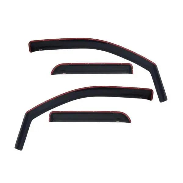 Westin 2007-2014 Chevy Silverado 2500/3500 Extended Cab Wade In-Channel Wind Deflector 4pc - Smoke thumbnail 2