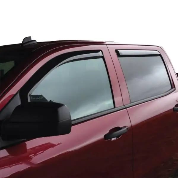 Westin 2014-2018 Chevy Silverado 1500 Crew Cab Wade In-Channel Wind Deflector 4pc - Smoke thumbnail 3