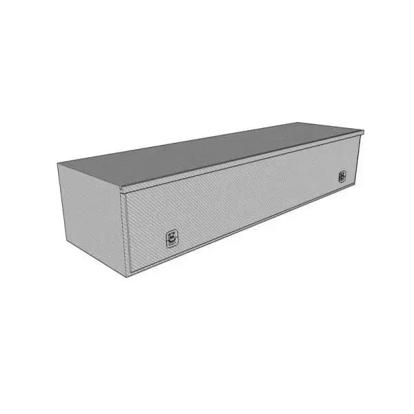 Westin/Brute HD Top Sider 13in x 72in w/flip up Door - Aluminum thumbnail 2