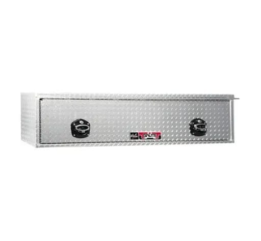 Westin/Brute High Cap HD Top Sider 16in x 72in w/flip up Door - Aluminum