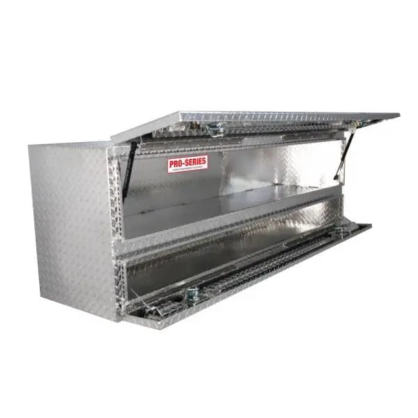 Westin/Brute High Cap 72in Stake Bed Contractor TopSider w/ Bottom Drawers - Aluminum thumbnail 2