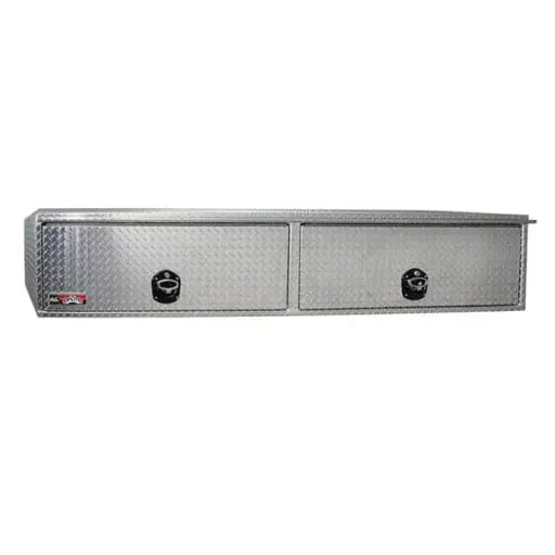 Westin/Brute HD Top Sider 13in x 96in w/flip up Doors - Aluminum