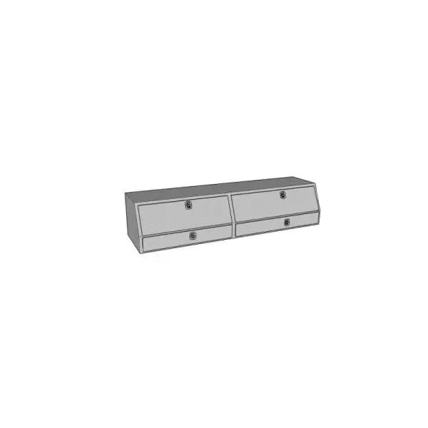 Westin/Brute Contractor TopSider 88in w/ Drawers & Doors - Aluminum thumbnail 2