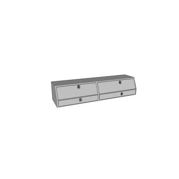 Westin/Brute Contractor TopSider 90in w/ Drawers & Doors - Aluminum thumbnail 2