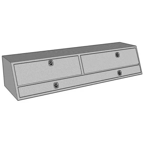 Westin/Brute Contractor TopSider 96in w/ Doors - Aluminum thumbnail 2