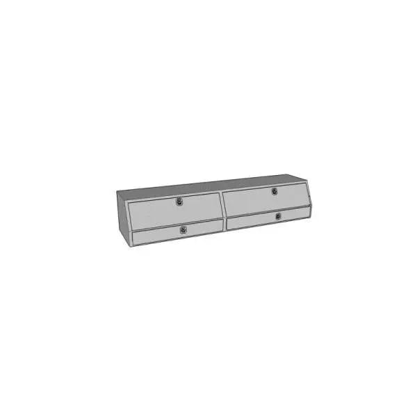 Westin/Brute Contractor TopSider 96in w/ Drawers & Doors - Aluminum thumbnail 2