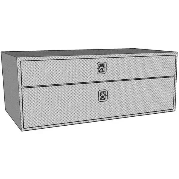 Westin/Brute UnderBody 36in x 20in w/ Top Drawer - Aluminum thumbnail 3