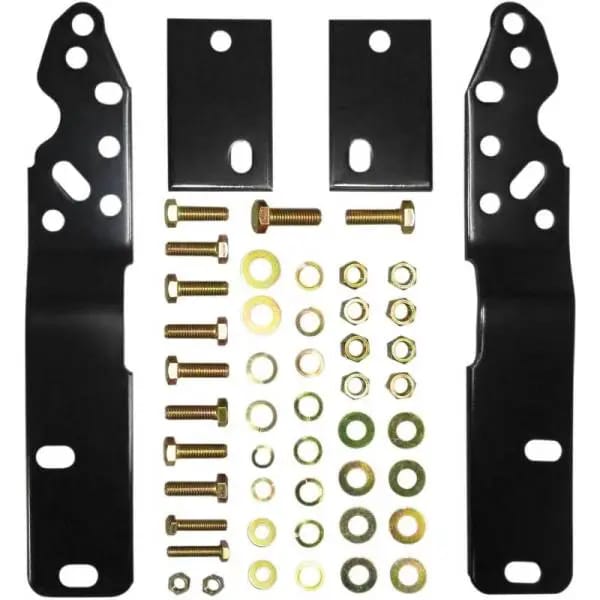 Westin/Fey 72-93 Fleet Side / 97-98 F-250/350HD (Exc. 250LD) Universal Bumper Mount Kit - Black thumbnail 2