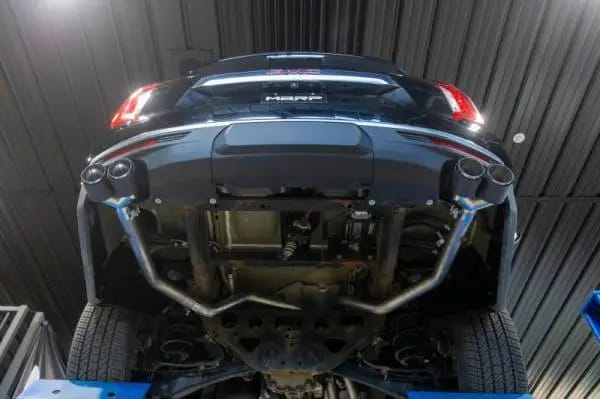 MBRP 2021+ Chevy Tahoe / GMC Yukon T304 SS 3in Cat-Back Dual Split Exhaust w/ Quad Carbon Fiber Tips thumbnail 4