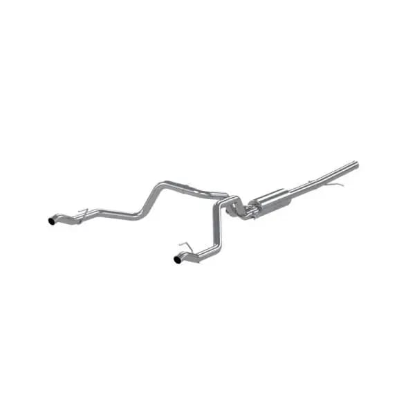 MBRP 2019 Chevrolet Silverado 1500 4.3L/5.3L 2.5in Cat Back Dual Rear Exit - Aluminized thumbnail 3
