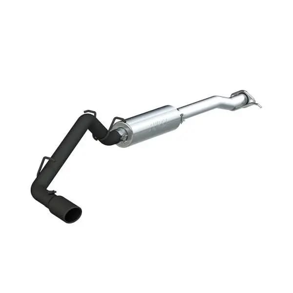 MBRP 17+ Chevrolet Colorado 2.5L/3.6L 3in Cat Back Single Side Exit w/ 4in Tip - Back Coated thumbnail 4